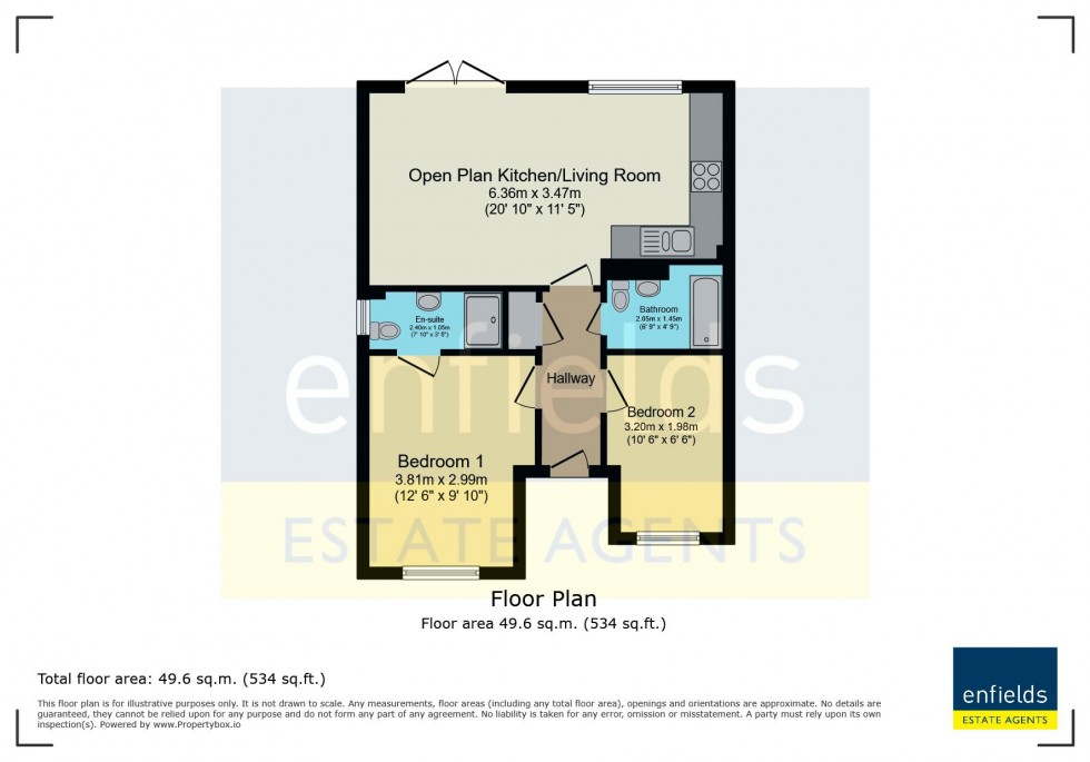 Floorplan for Lacey Crescent, Poole