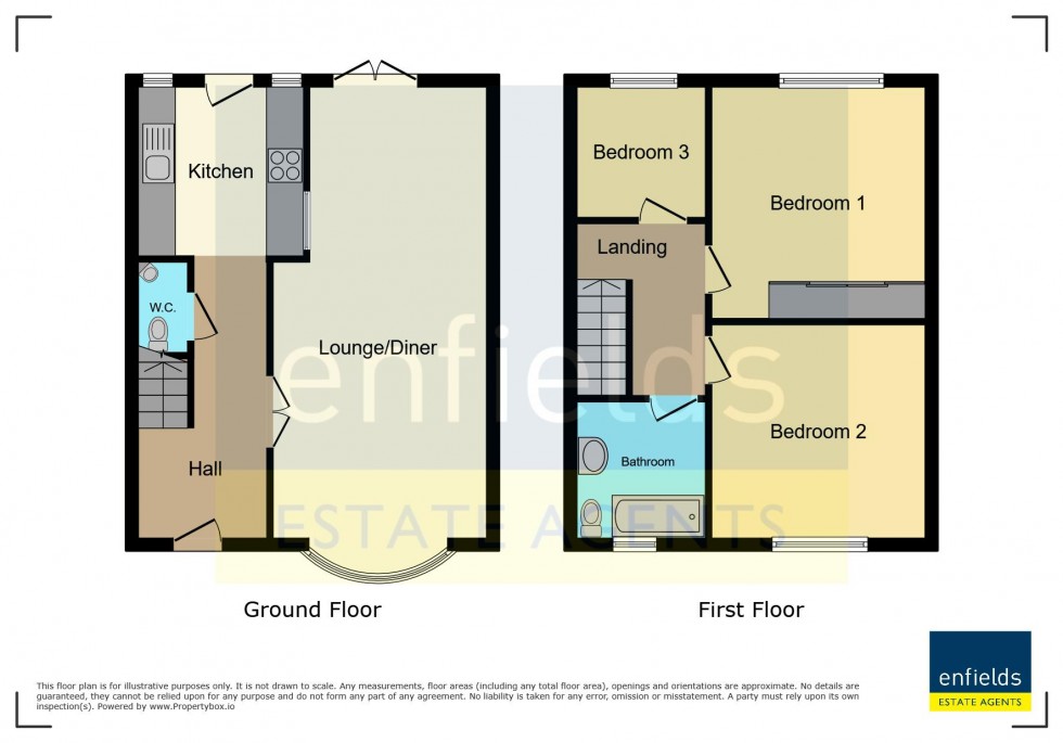 Floorplan for Saracen Close, Lymington