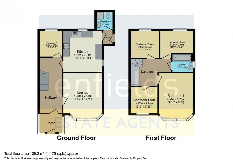 Floorplan for Acland Road, Charminster