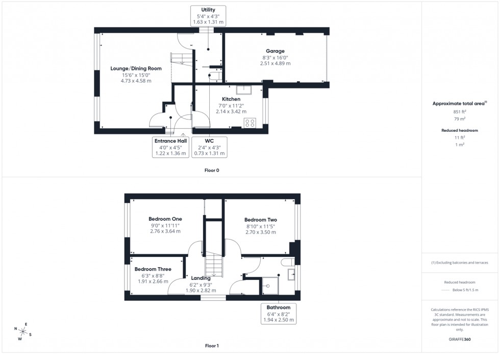 Floorplan for Lemon Tree Close, Pontefract