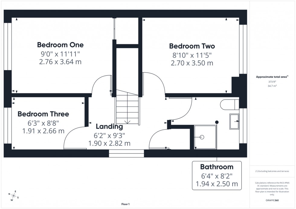 Floorplan for Lemon Tree Close, Pontefract