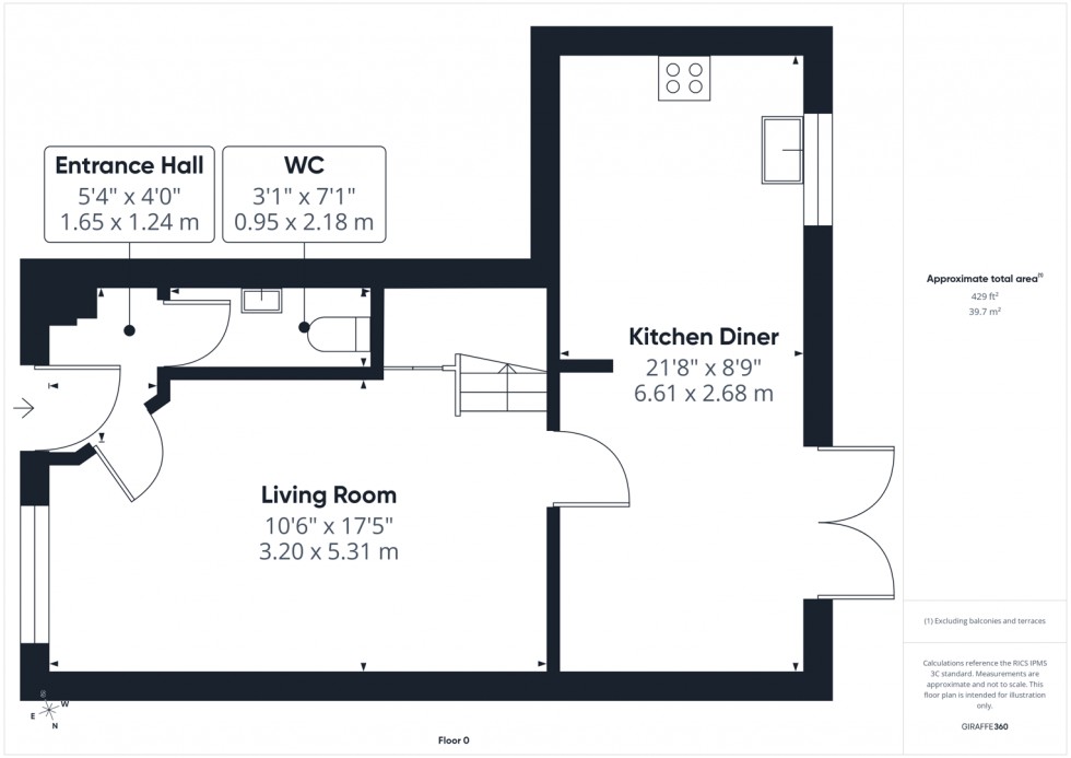 Floorplan for Hinton Close, Pontefract