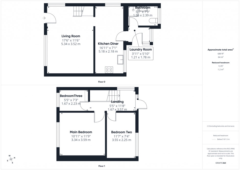Floorplan for West Park Drive, Darrington