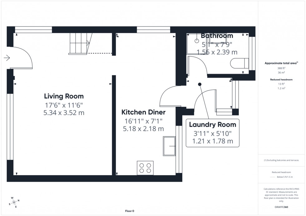 Floorplan for West Park Drive, Darrington
