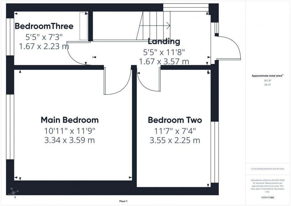 Floorplan for West Park Drive, Darrington