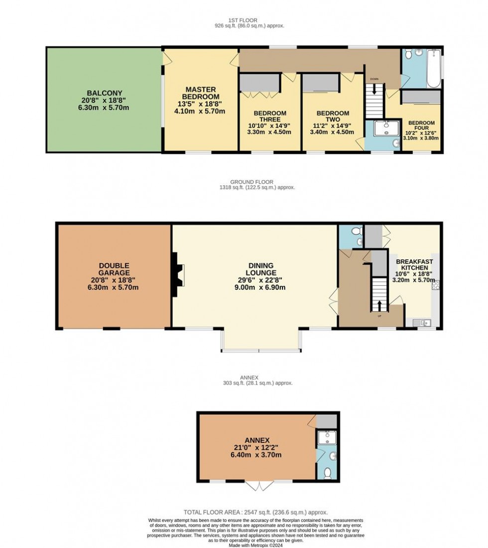 Floorplan for Bannister Lane, Skelbrooke, Doncaster
