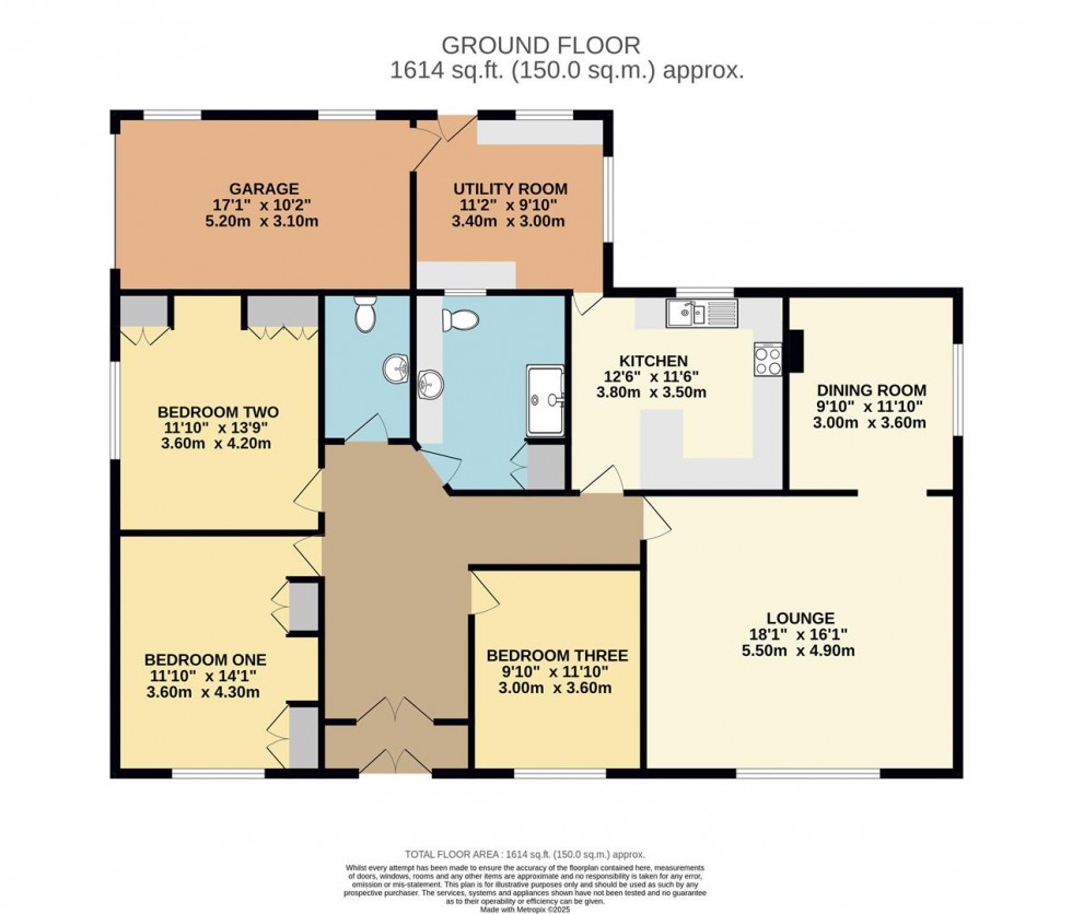 Floorplan for Penarth Avenue, Upton