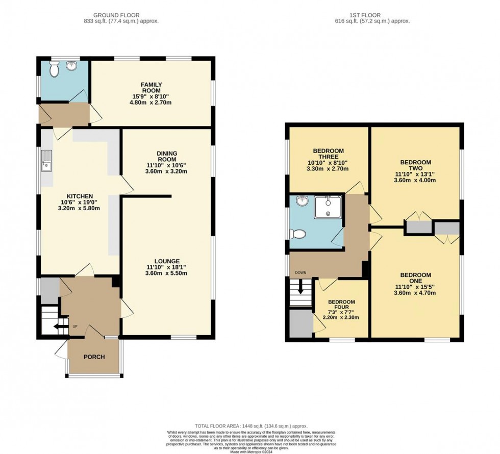 Floorplan for Pontefract Road, Hemsworth
