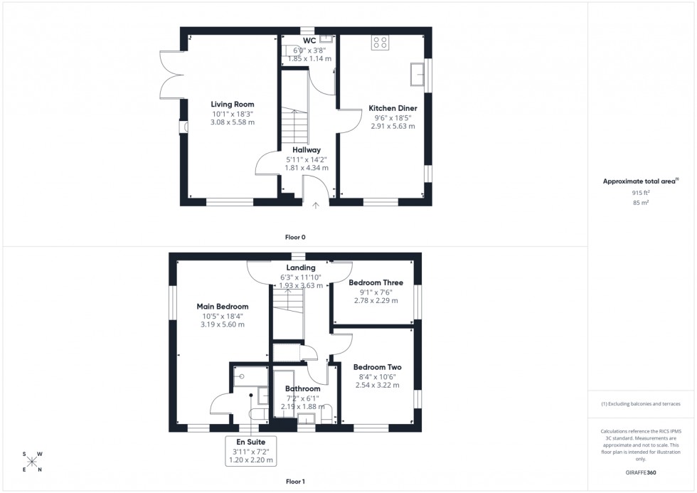 Floorplan for Holme Farm Way, Pontefract