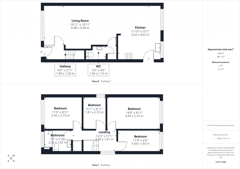 Floorplan for Ackworth Road, Pontefract