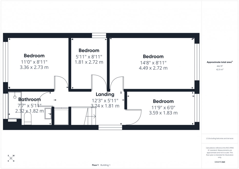 Floorplan for Ackworth Road, Pontefract