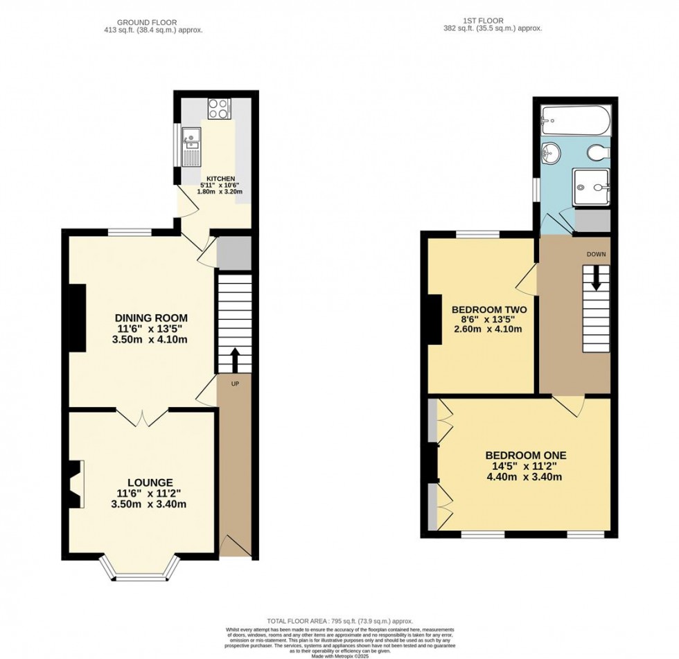 Floorplan for Banks Avenue, Pontefract