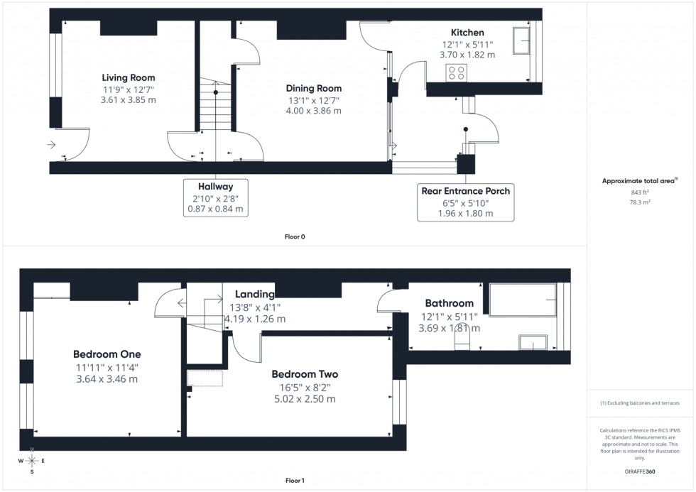Floorplan for Featherstone Lane, Featherstone
