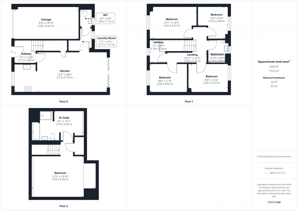 Floorplan for Tulip Close, Castleford