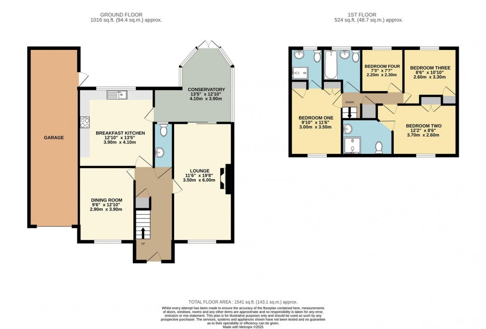 Floorplan for Ashworth Road, Pontefract