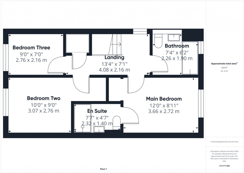 Floorplan for St. Georges Close, Upton, Pontefract
