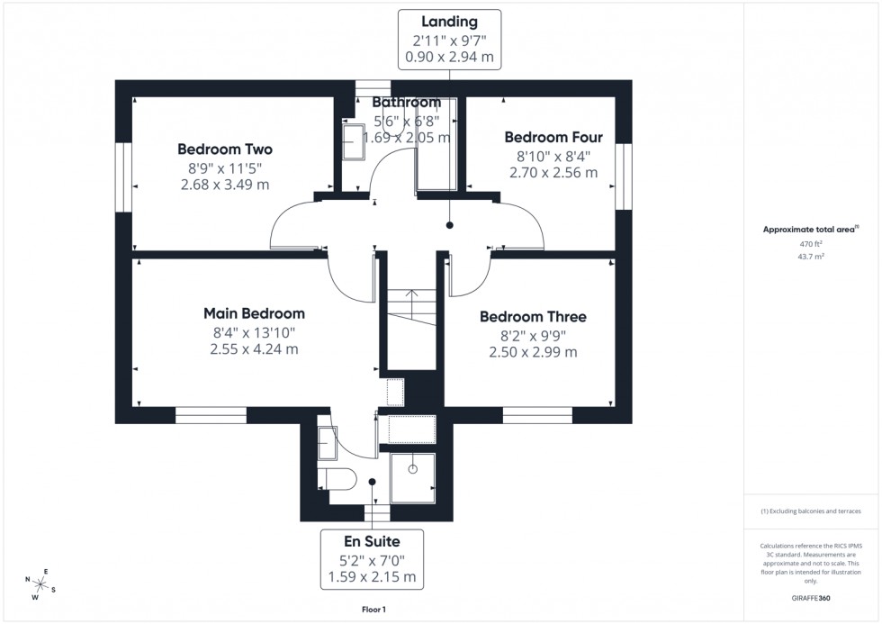 Floorplan for Pineberry Way, Knottingley