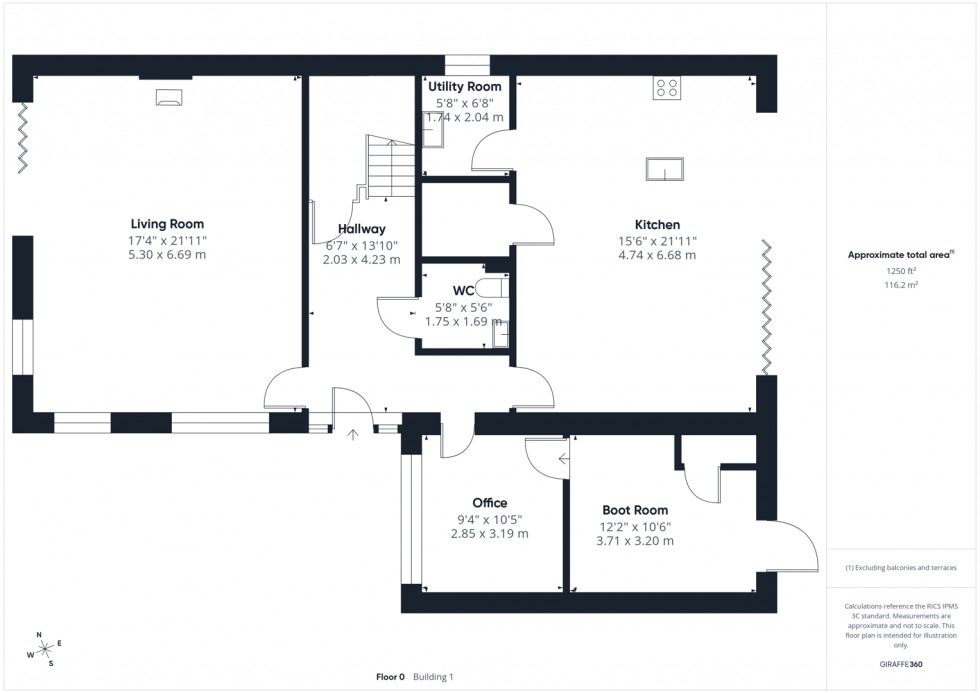Floorplan for Ackworth Road, Purston Jaglin