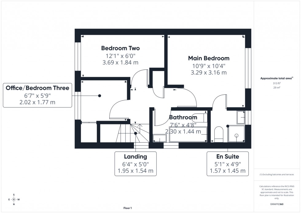 Floorplan for Northfield Grange, South Kirkby, Pontefract