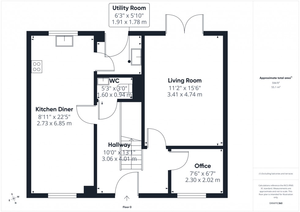 Floorplan for The Fouracres, Wakefield