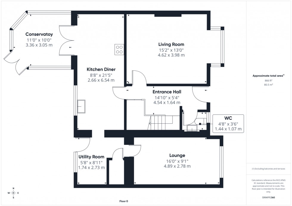 Floorplan for Dale Court, Pontefract
