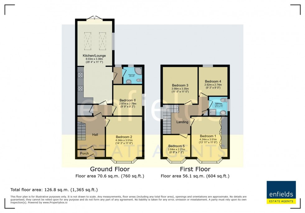 Floorplan for Highfield Road, Bournemouth