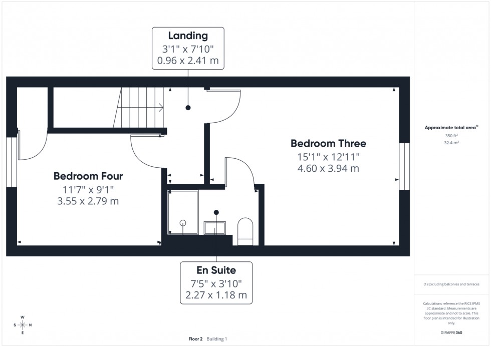 Floorplan for Miners Court, New Sharlston, Wakefield