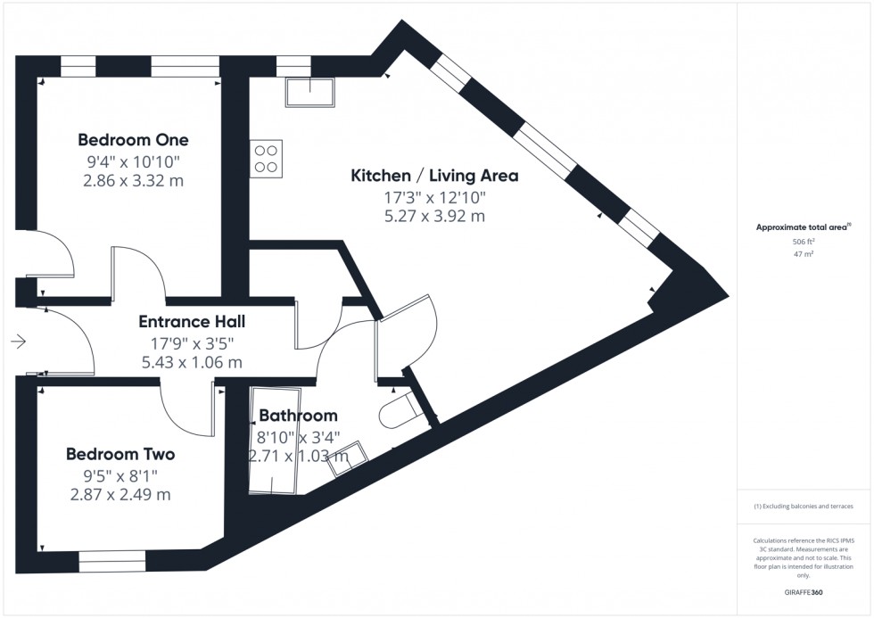 Floorplan for Ashdown Court, Knottingley
