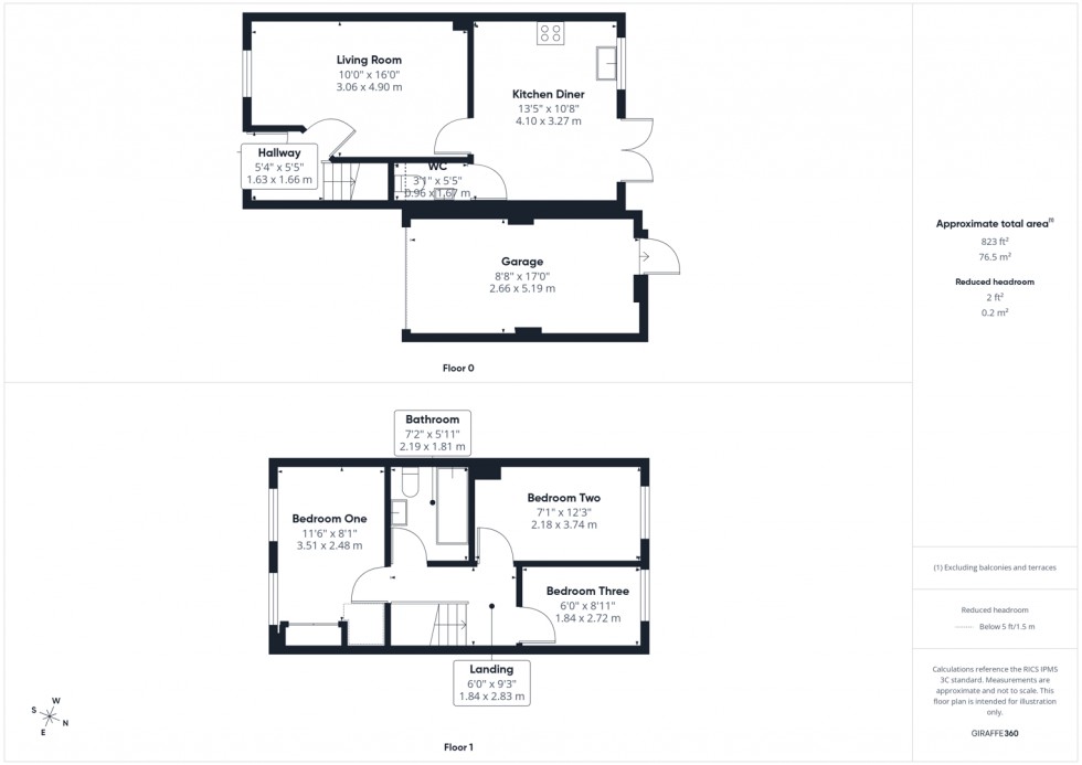 Floorplan for Pear Tree Mews, Knottingley