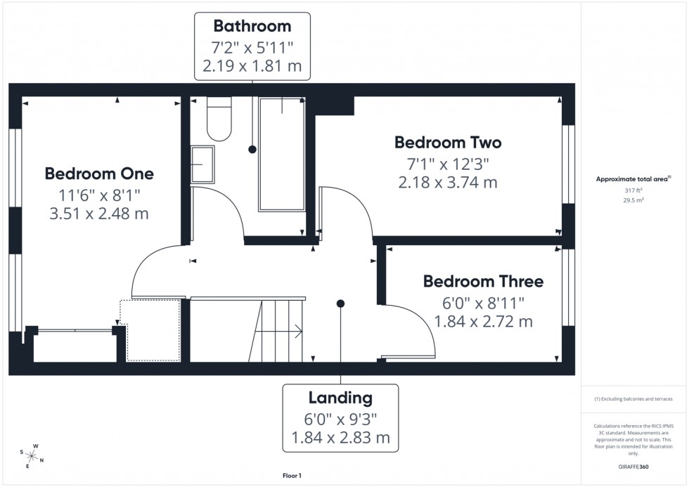 Floorplan for Pear Tree Mews, Knottingley