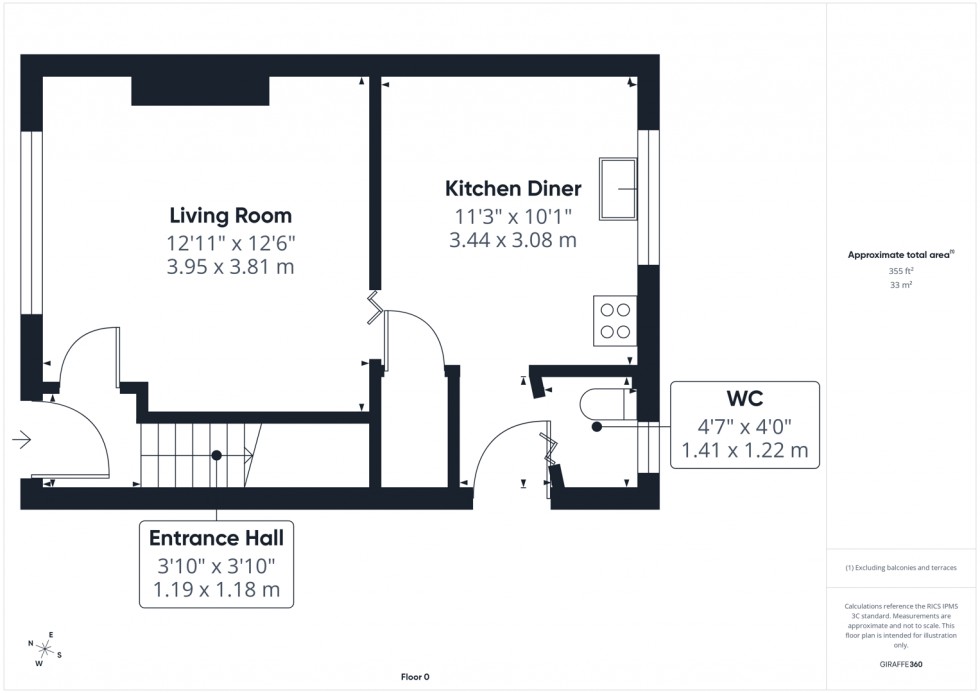Floorplan for St. Peters Crescent, Stanley, Wakefield
