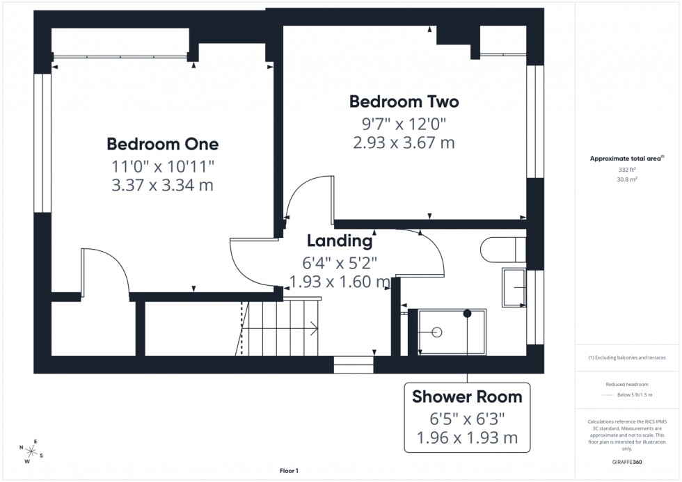 Floorplan for St. Peters Crescent, Stanley, Wakefield
