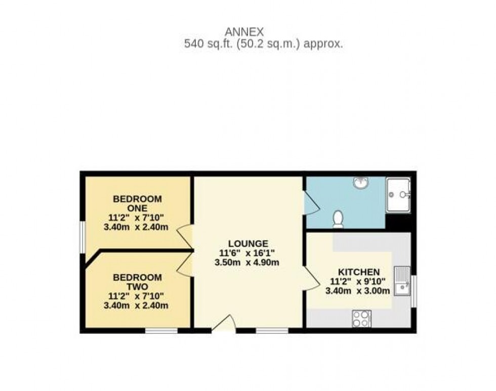 Floorplan for The Stables, Old Vicarage Lane, Monk Fryston