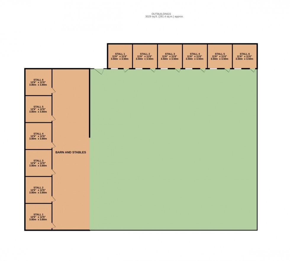 Floorplan for The Stables, Old Vicarage Lane, Monk Fryston