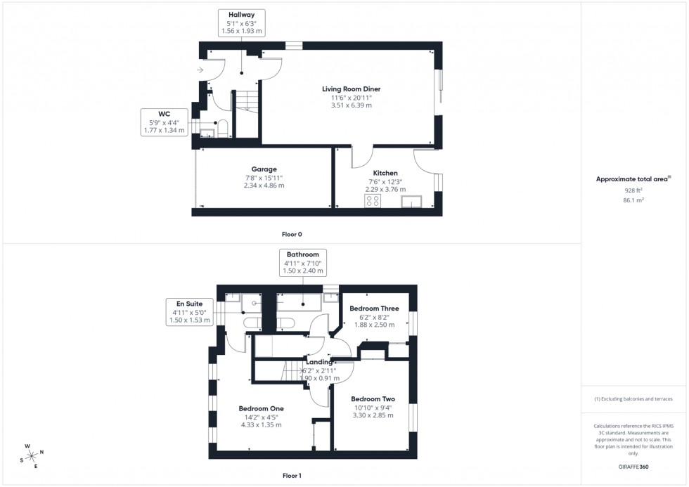 Floorplan for Ashworth Road, Pontefract