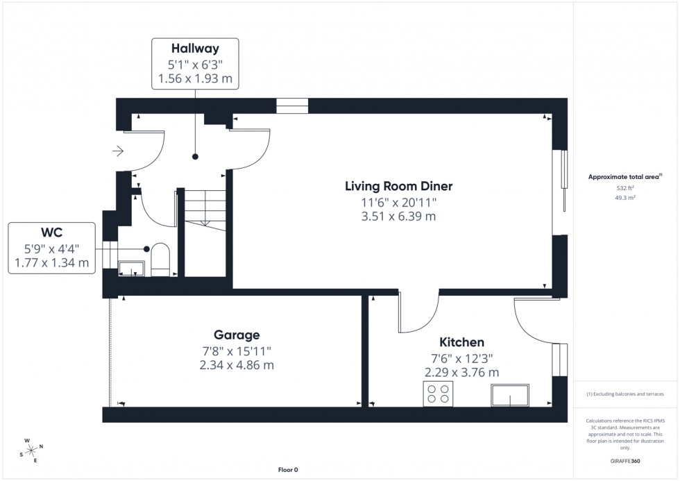 Floorplan for Ashworth Road, Pontefract