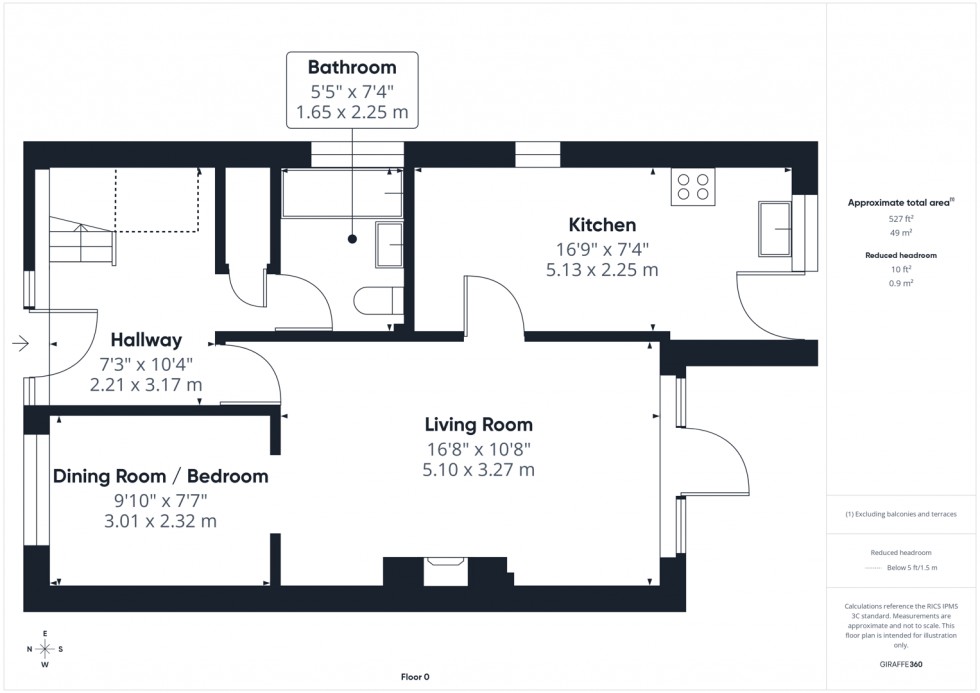 Floorplan for Chiltern Drive, Ackworth, Pontefract