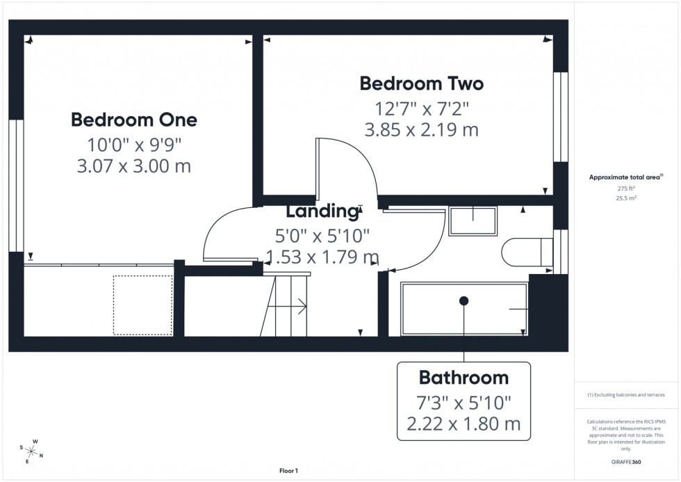 Floorplan for Oak Tree Way, Knottingley