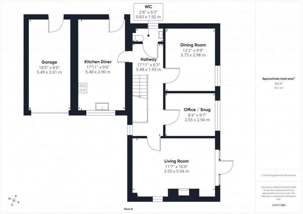 Floorplan for Orchard Court, Badsworth, Pontefract