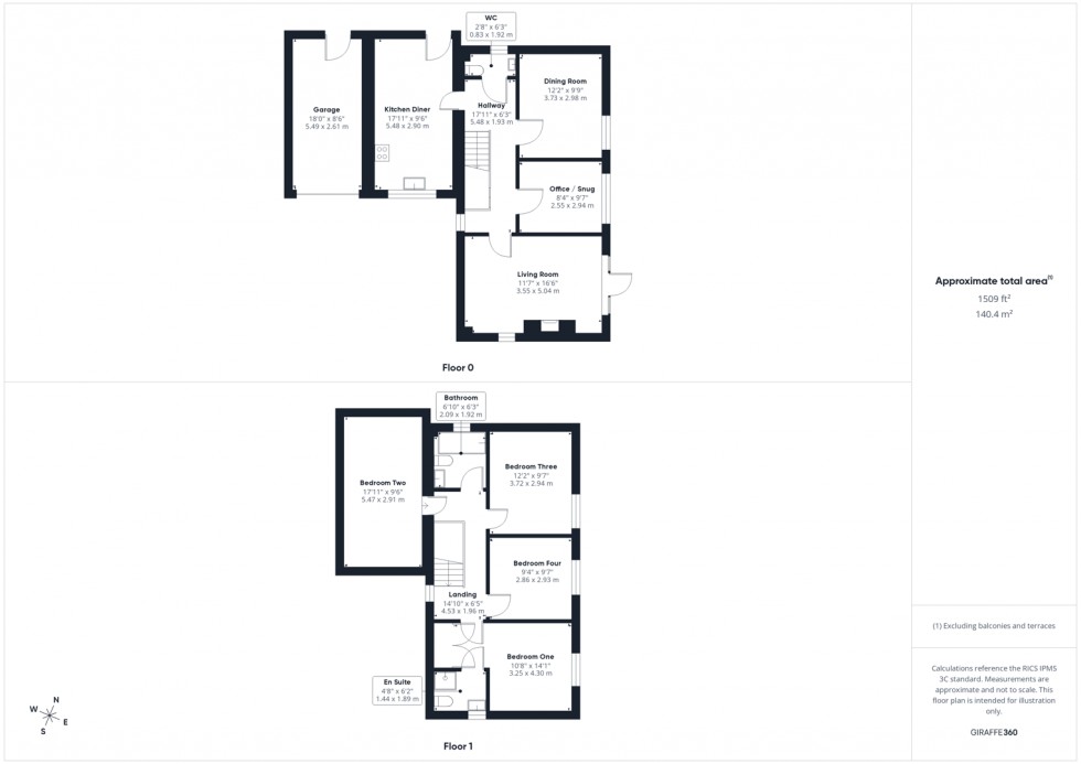 Floorplan for Orchard Court, Badsworth, Pontefract