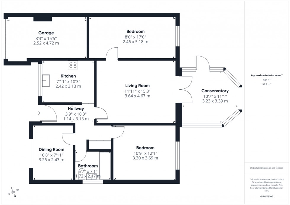Floorplan for Buckingham Way, Byram
