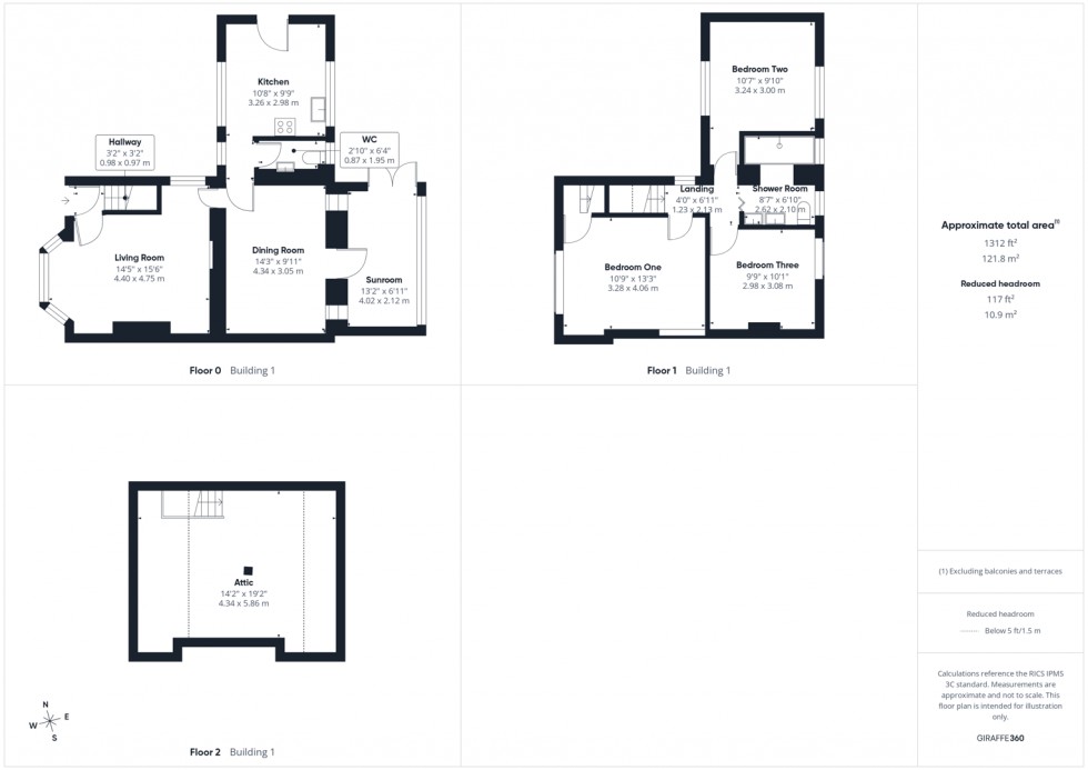 Floorplan for Rose Cottage, Wentbridge, Pontefract