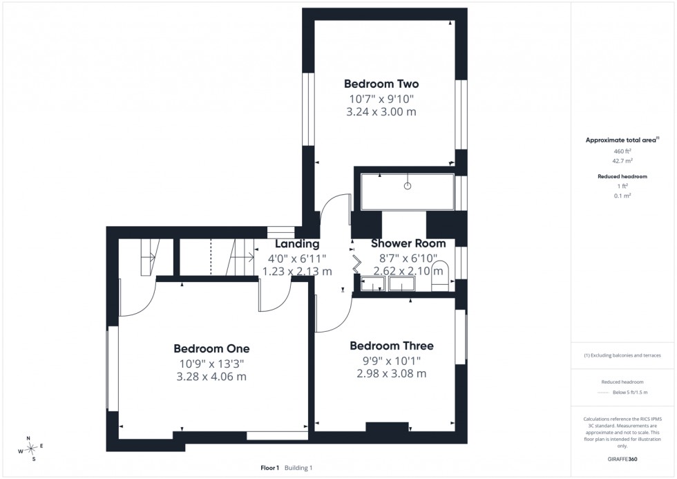 Floorplan for Rose Cottage, Wentbridge, Pontefract