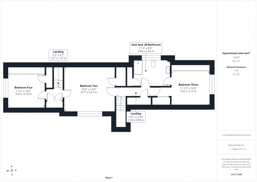 Floorplan for Went Edge Road, Kirk Smeaton, Pontefract