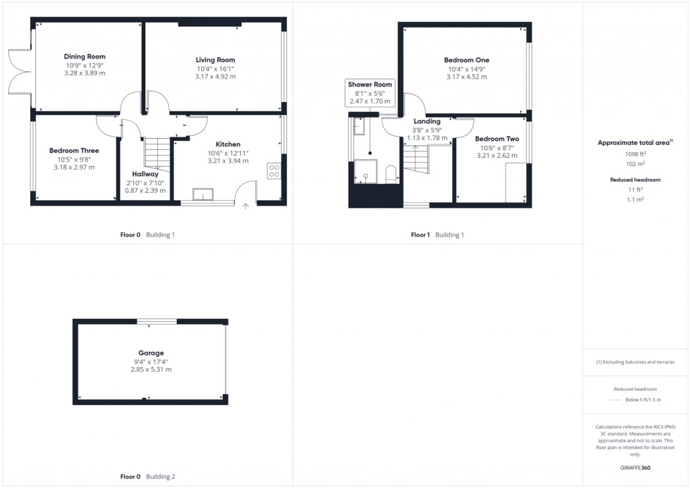 Floorplan for Middleton Way, Knottingley