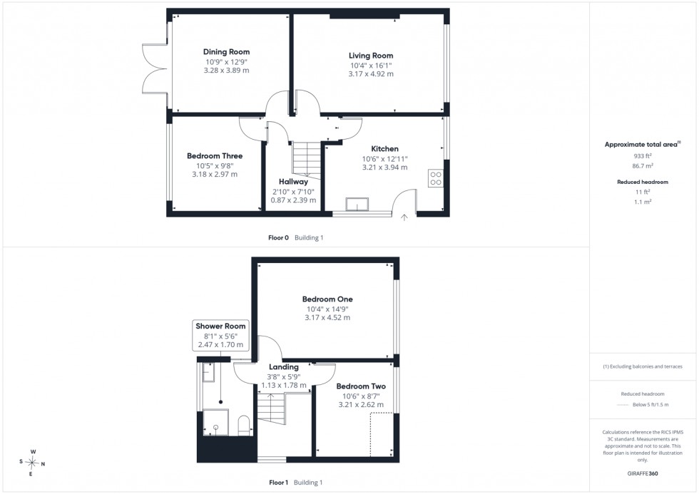 Floorplan for Middleton Way, Knottingley