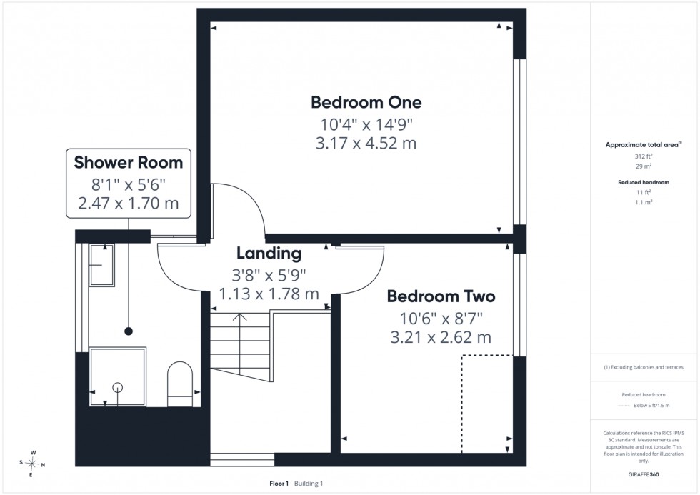 Floorplan for Middleton Way, Knottingley
