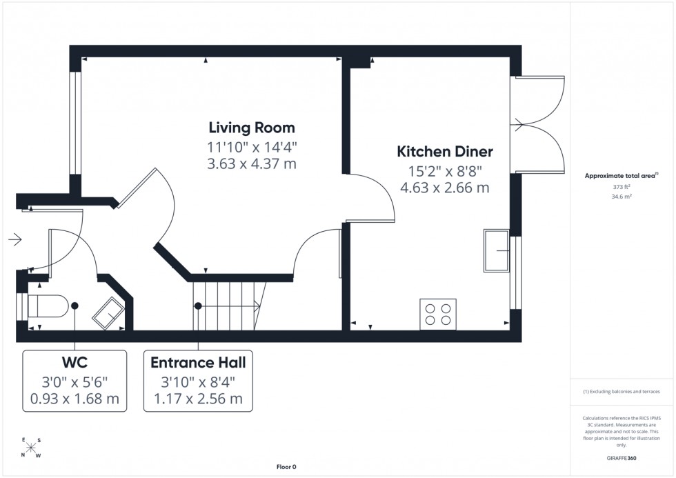 Floorplan for Holme Farm Way, Pontefract