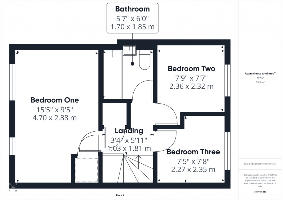 Floorplan for Holme Farm Way, Pontefract