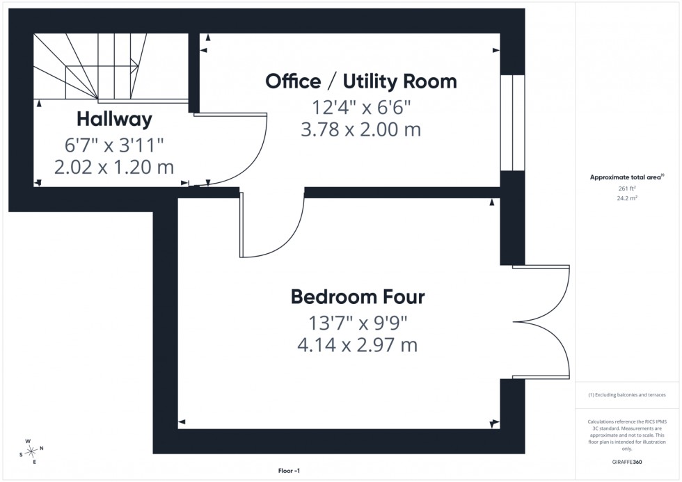 Floorplan for The Wharf, Knottingley
